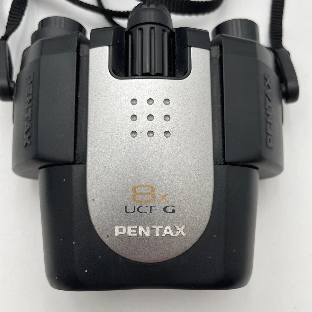 Pentax 8X 24UCF G WR Golf Binoculars 8X24 6.2 #130678 Strap & Case Fast Shipping